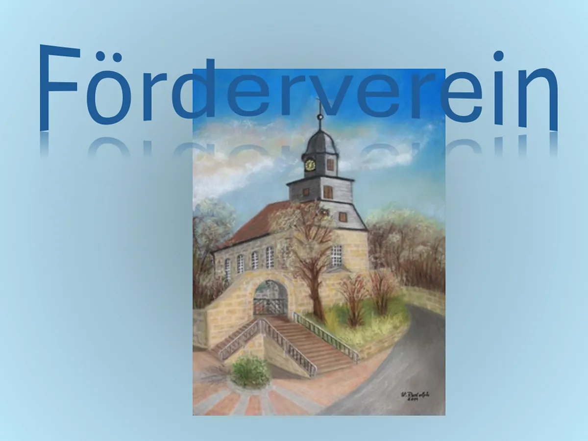 Trompete, Notenbuch und Tuch mit Logo des Posaunenchoresnhores