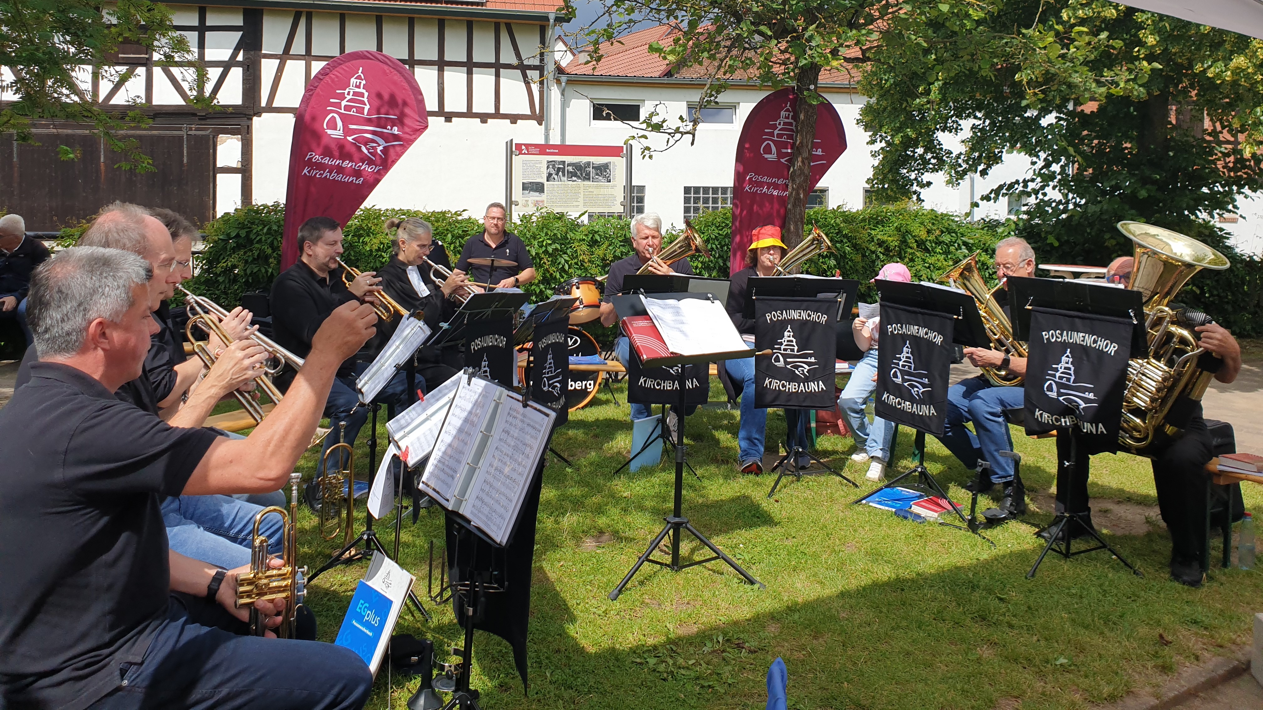 Posaunenchor im Freien